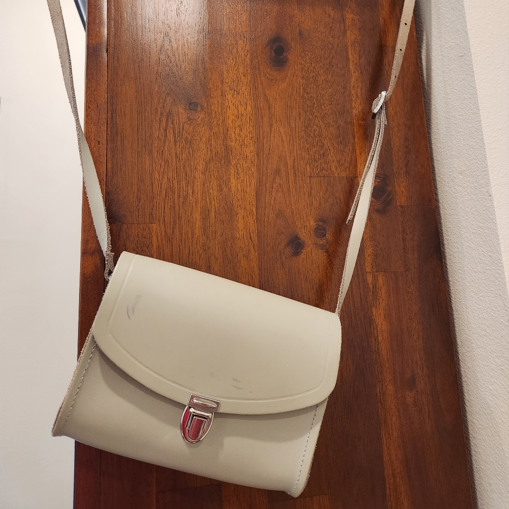 The Cambridge Satchel Company Push Lock Purse Stone